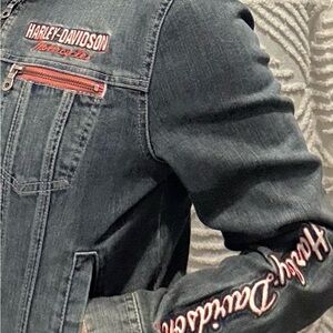 Harley-Davidson Women's Dark Blue Denim Jacket